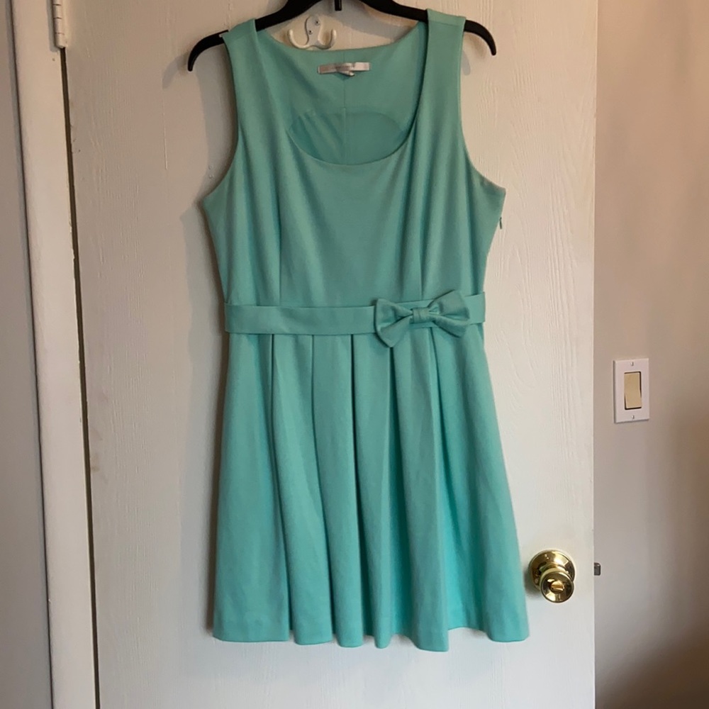 Lauren Conrad Mint Green Bow Detail Dress